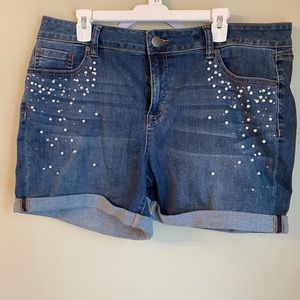 Brand new never worn jeweled lane Bryant short